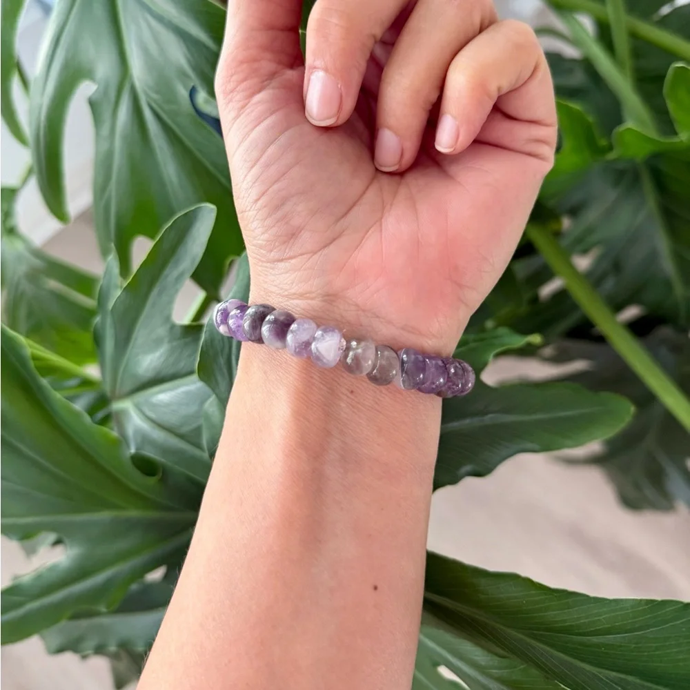 Amethyst & Aquamarine Bracelet (one)